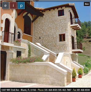 Coral Stone Exterior Wall Tile, Building Stones