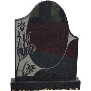 Absolute Black Granite Headstone