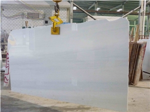 Crystal White Marble, White Marble Slab