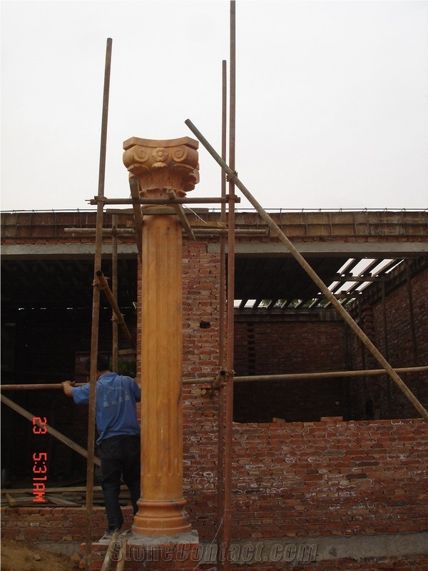 Yellow Marble Column