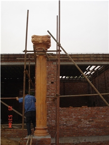 Yellow Marble Column