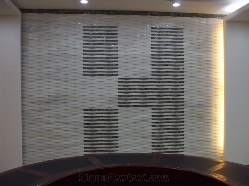 Marble Mosaic,project Design,white Marble Mosaic