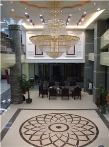 Project Design,marble Mosaic,dark Green Granite