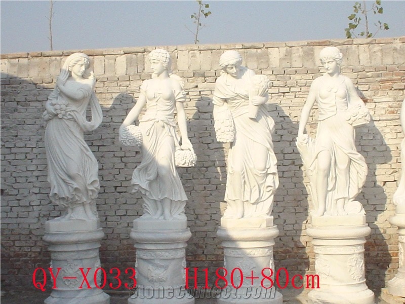 Sculpture,white Marble Figure