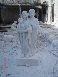 White Marble Religious Sculpture