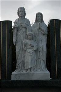 White Marble Religious Sculpture