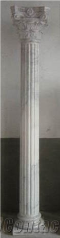 White Marble Roma Column