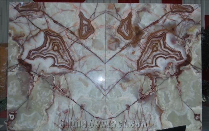 Bookmatch Onyx Slab