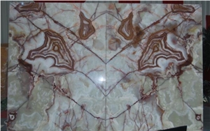 Bookmatch Onyx Slab