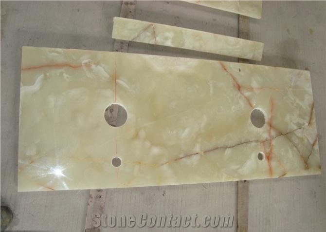 Green Onyx Vanity Top