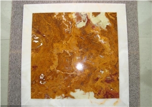 Multicolor Red Onyx Composite Tile