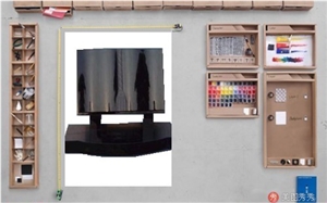 Black Granite Book Shape Slant Monument Black Granite Book Shape Slant Monument
