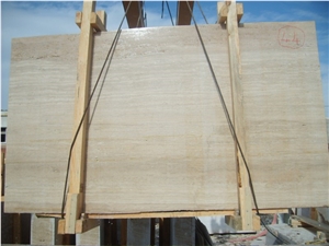 Beige Travertine Slab