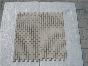 Classic Travertine Mini Brick Mosaic