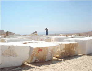 Afyon White Marble Blocks