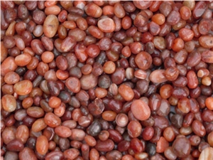 Red Decorative Pebble Stone