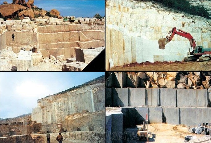 Beige Marble Blocks