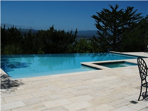 Beaumaniere, Belvedere Limestone Pool Coping