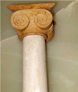 Yellow Marble Columns