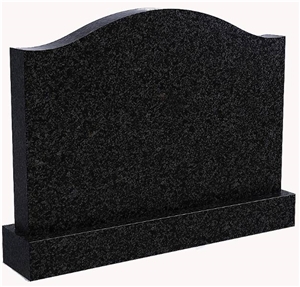 Absolute Black Granite Tombstone