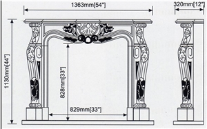 Stone Fireplace