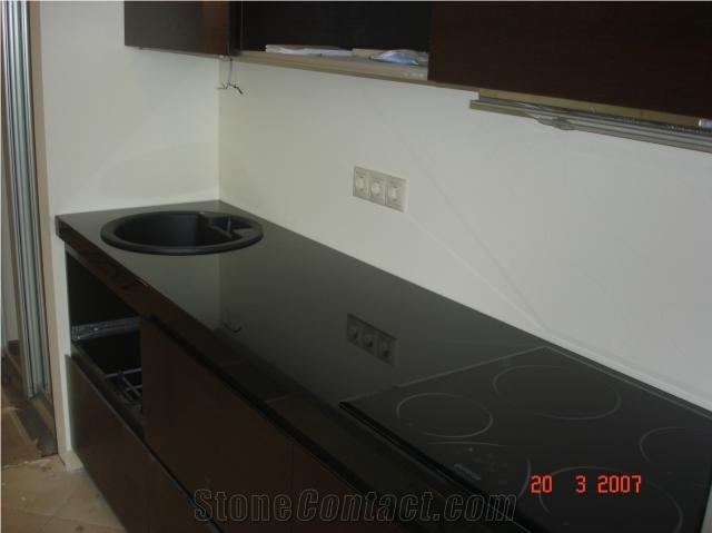 Absolute Black Granite Countertops