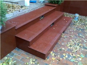 China Red Granite Steps China Red Granite Steps