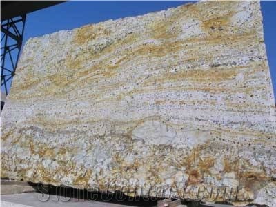 Juparana Tiger Granite Slab