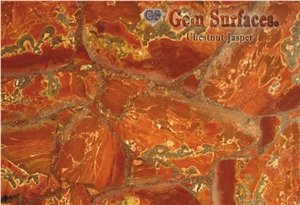 Chestnut Jasper Gemstone Slab & Tiles