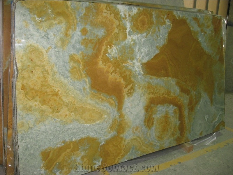 Iran Blue Onyx Slab