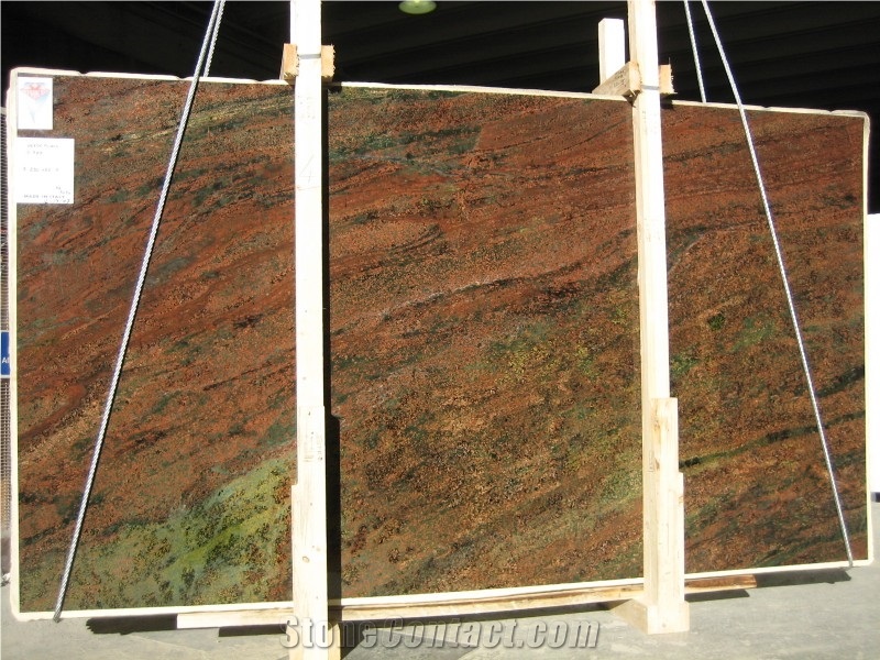Verde Fuoco Granite Slab