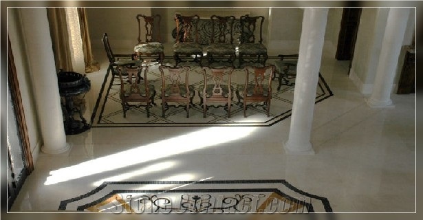 Crema Luna Marble Floor