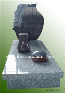 Granite European Style Tombstone