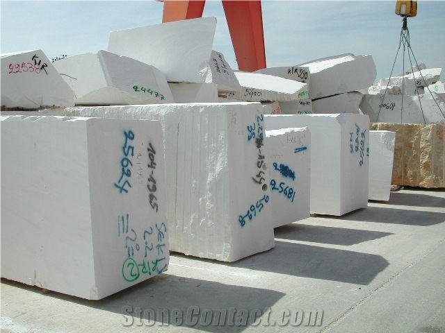 Thassos Marble Blocks, Greece White Marble