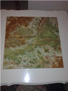 Dark Green Onyx Slabs & Tiles, Pakistan Green Onyx
