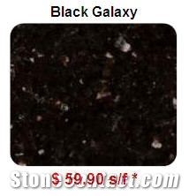 Black Galaxy Granite Slabs & Tiles