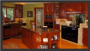 Yellow Granite Kitchen Countertop