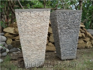 Natural Stone Planter Pot