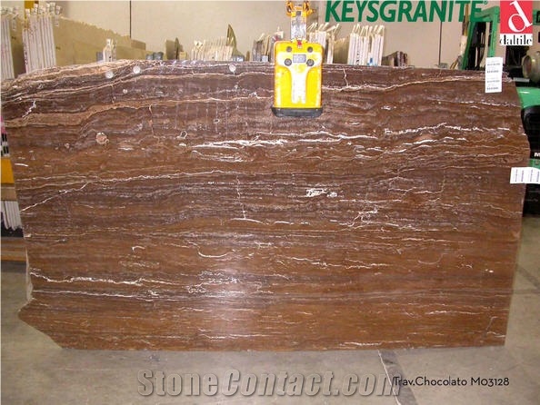 Travertino Chocolato Travertine Slab