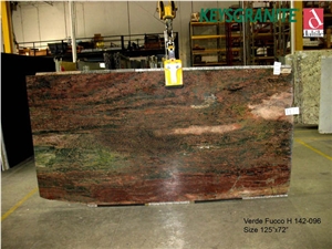 Verde Fuoco Granite Slab