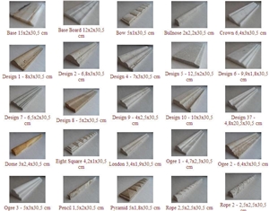 Beige Travertine Moldings