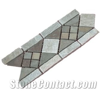 Slate Mosaic Border