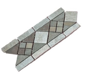 Slate Mosaic Border