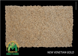 New Venetian Gold Granite Slabs & Tiles, Brazil Yellow Granite