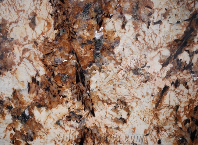 Chateaux Persa Granite Slabs & Tiles, Brazil Brown Granite