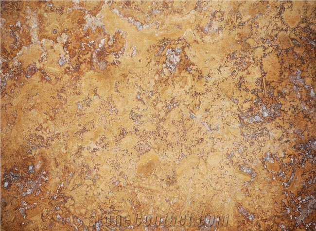 Golden Sienna Travertine Slabs & Tiles, Turkey Yellow Travertine