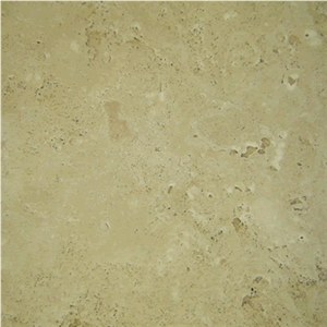 Light Unfilled Travertine Straight Edge