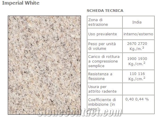 Imperial White Granite Slabs & Tiles, India White Granite