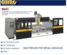 Omag Mill4X CNC Stone Working Center Omag Mill4X CNC Stone Working Center