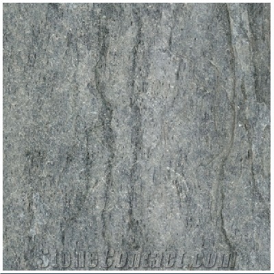 Silver Shine Slate Slabs & Tiles, India Grey Slate